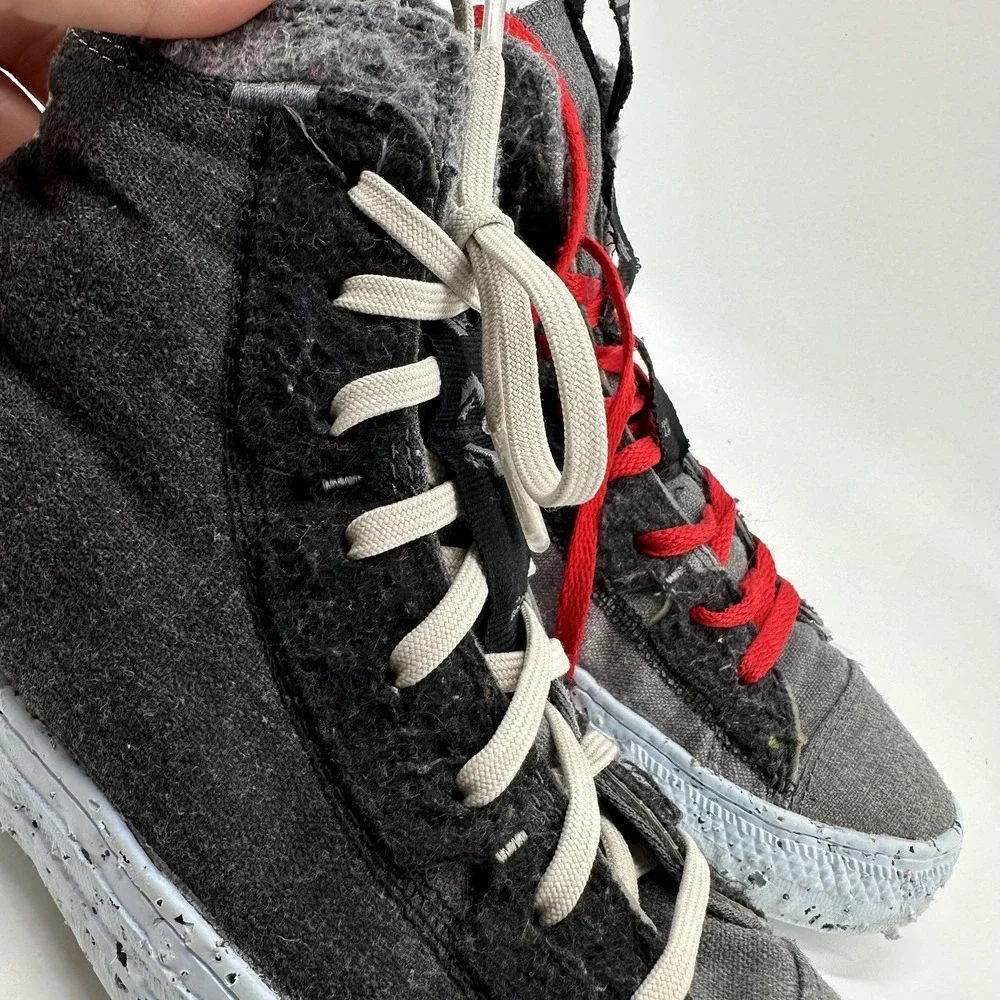 Converse Chuck Taylor Crater Shoes Mens Size 7‎ Gray High Top Sneakers 169418C - Picture 11 of 15